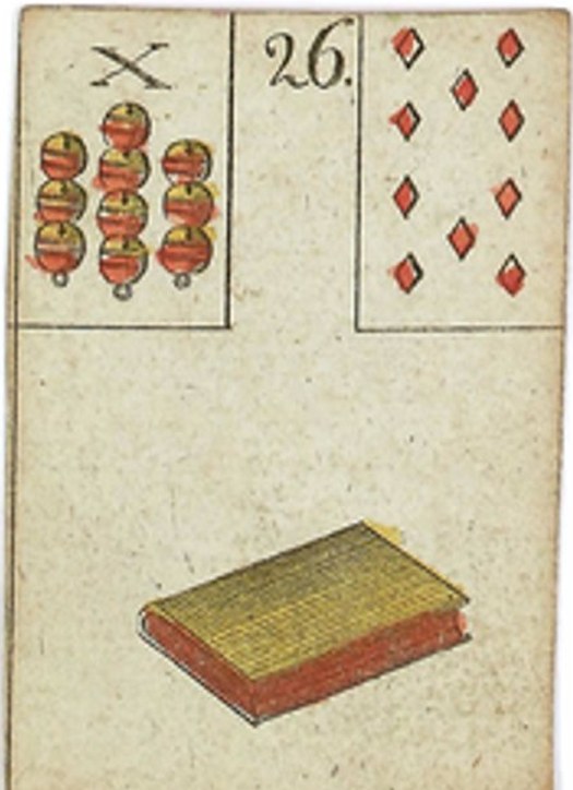 ルノルマンカード 26番 本(1799年ドイツ「希望のゲーム」)