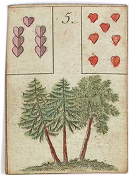 ルノルマンカード 5番 木(1799年ドイツ「希望のゲーム」)