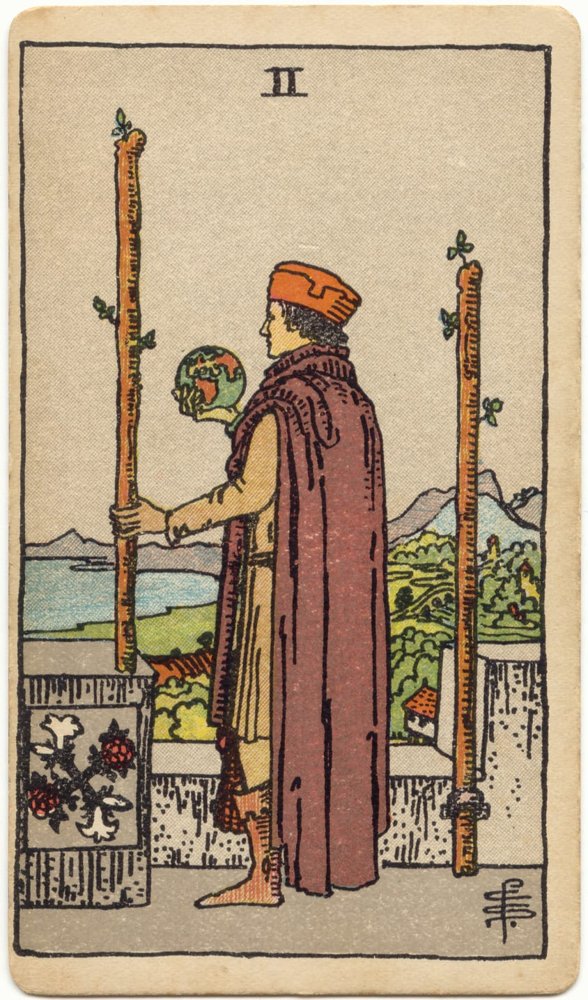 ワンドの2(ライダー版1909年)
